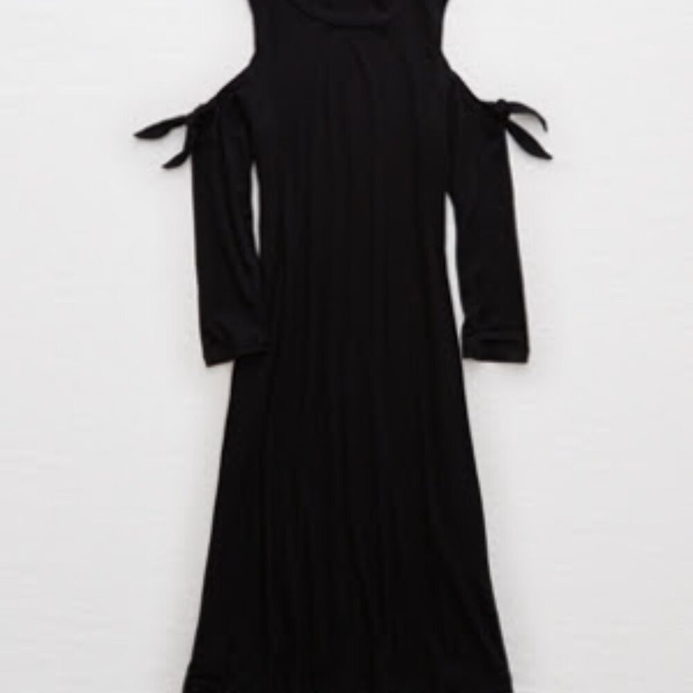 Aerie Tie Shoulder Dress